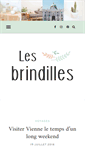 Mobile Screenshot of lesbrindilles.com